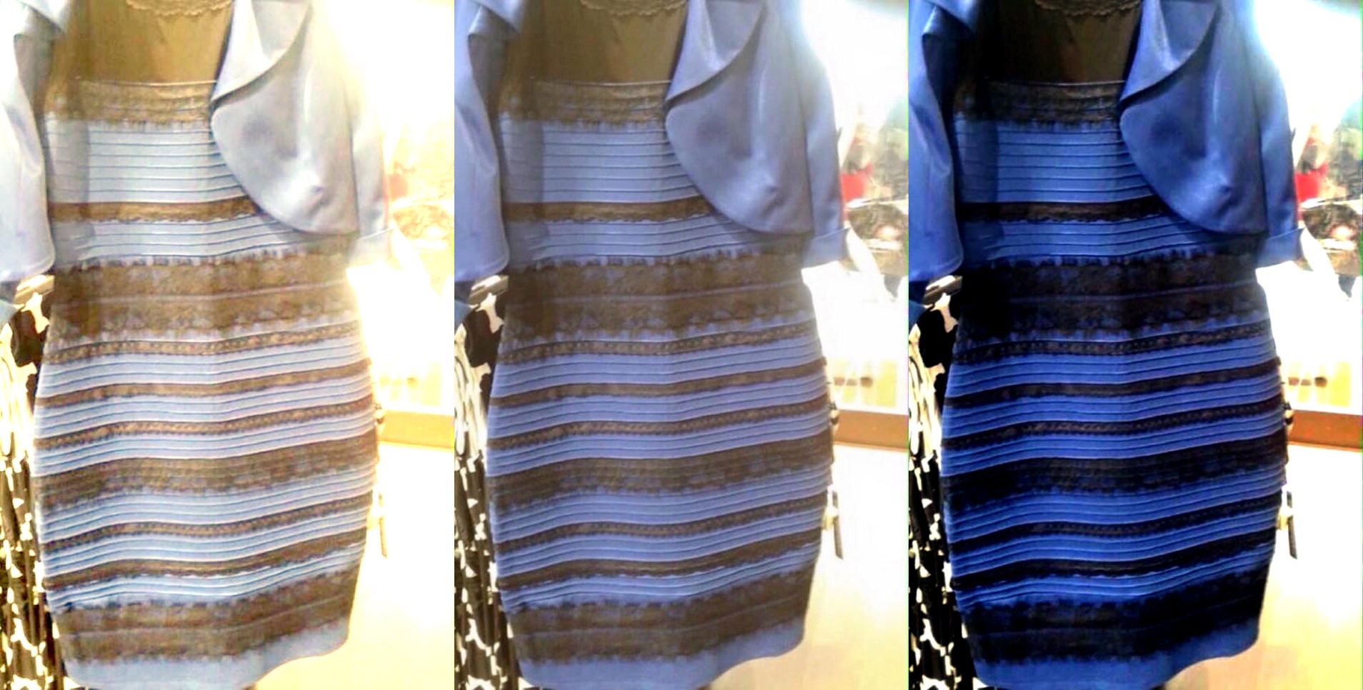 Blue - Black Viral Dress