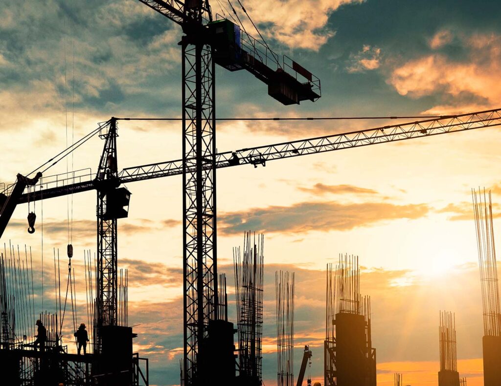 Structured support for a high-pressure sector