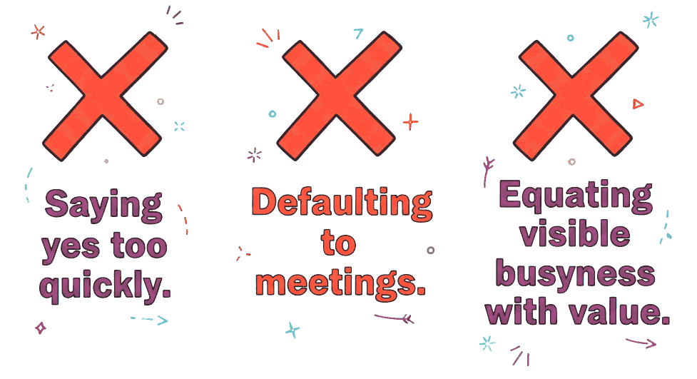 Image illustrating saying no to old habits