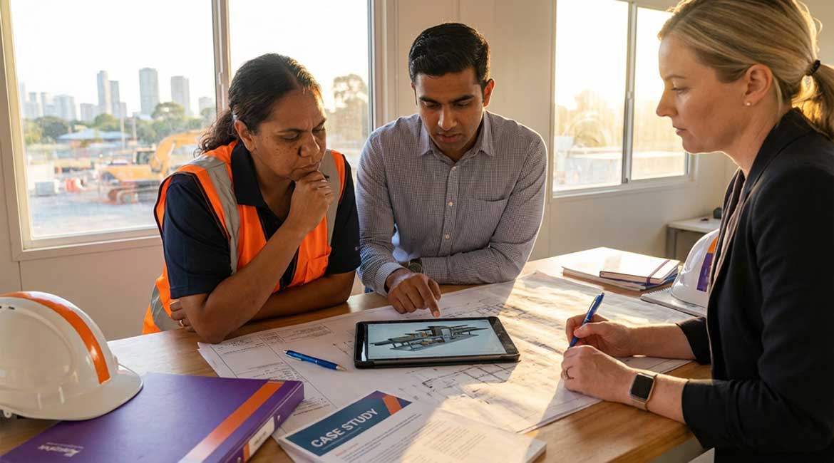 Content marketing for commercial construction